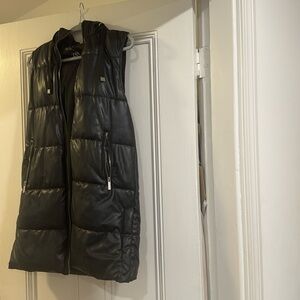 Zara Long Puffer Vest